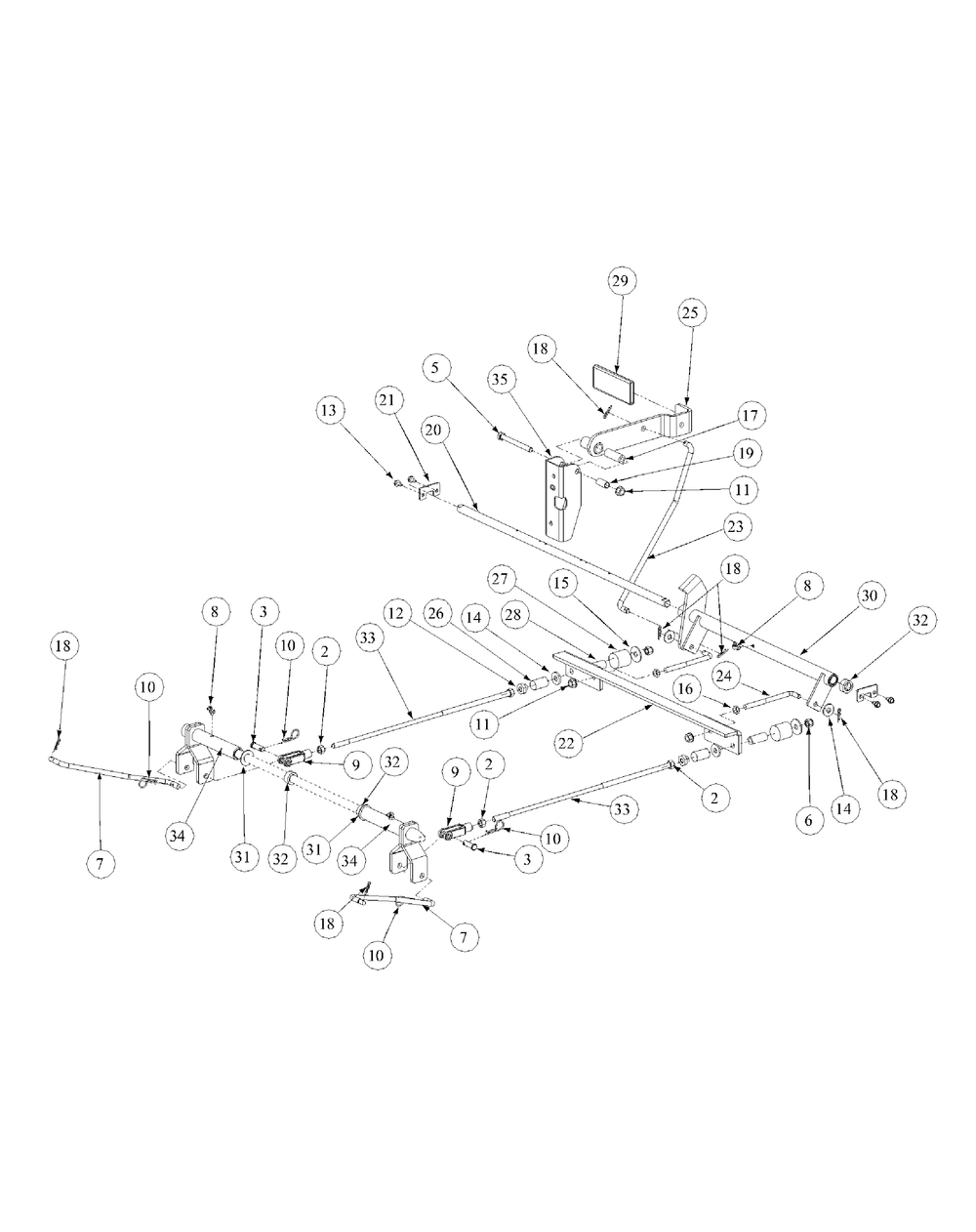 Brake Assembly Diagram and Parts List for M60-KW (53AB5D8X150-25-HP)(2003) Cub Cadet Lawn Tractor